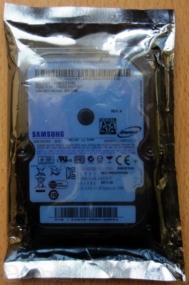 Новый жёсткий диск для ноутбука 320 Gb